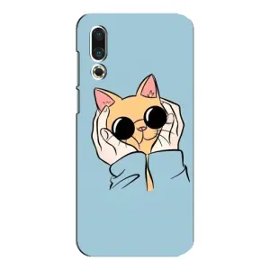 Бампер з зображенням Котиків для Мейзу 16с (КОТИК в окулярах)