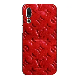 Текстурний Чохол Louis Vuitton для Мейзу 16с (Червоний ЛВ)