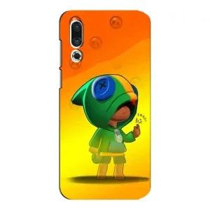 Чехол Бравл Старс для Meizu 16s (LEON в кофте)