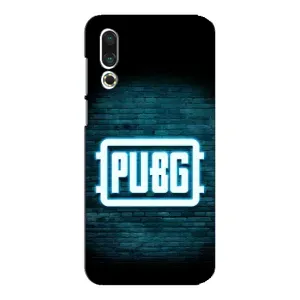 Чехол (TPU) с картинкой "Лого Пабг" на Мейзу 16с (Лого PUBG)