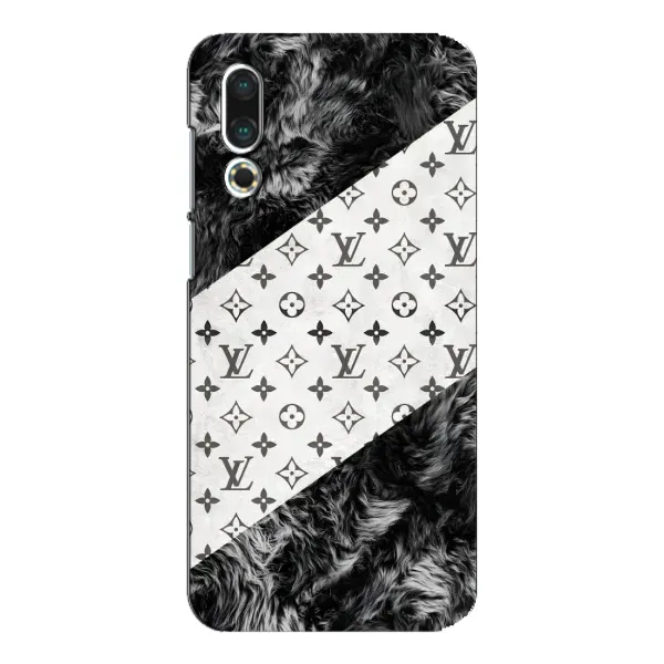 Чехол с рисунком «LV на белом» для Meizu 16s