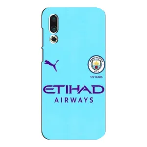 Силиконовые Чехлы принт Футбол на Meizu 16s (Man City)