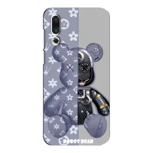 Силіконовий чохол для Meizu 16s (Ведмідь Louis Vuitton)