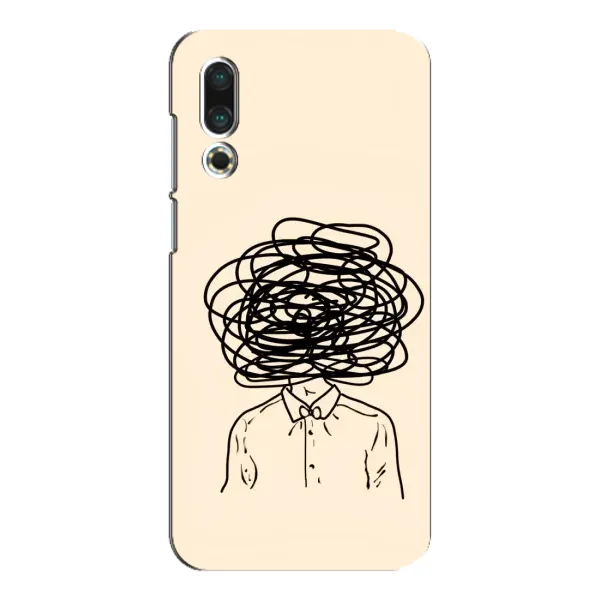 Чехол с рисунком «Мысли» для Meizu 16s