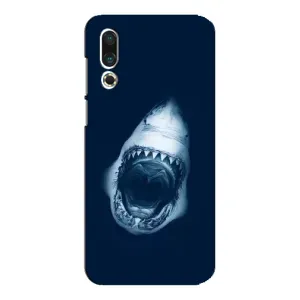 Силіконовий бампер з картинкою звірів для Meizu 16s (Пащу Акули)