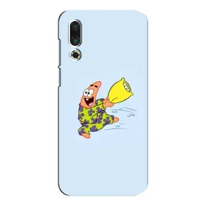 Чехлы с Патриком на Meizu 16s (Патрик с подушкой)