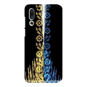 Силиконовый Чехол на Meizu 16s (Патриотическая вышиванка)