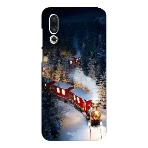 Силіконовий бампер на різдво для Meizu 16s (Потяг)