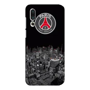 Силиконовые Чехлы принт Футбол на Meizu 16s (PSG)