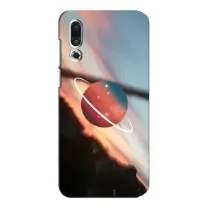 Чехол (ТПУ) с планетами на Meizu 16s (Сатурн)