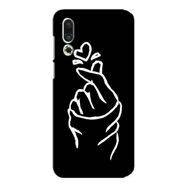 Чехол с рисунком «Сердце на черном» для Meizu 16s Чехол с рисунком «Сердце на черном» для Meizu 16s