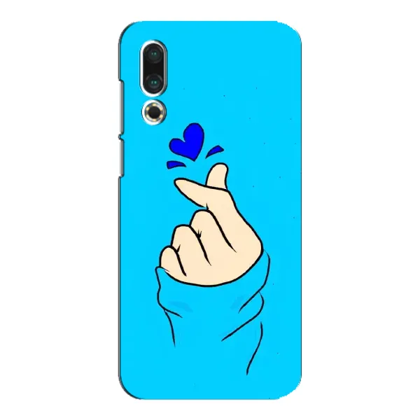Чехол с рисунком «Сердце на синем» для Meizu 16s Чехол с рисунком «Сердце на синем» для Meizu 16s