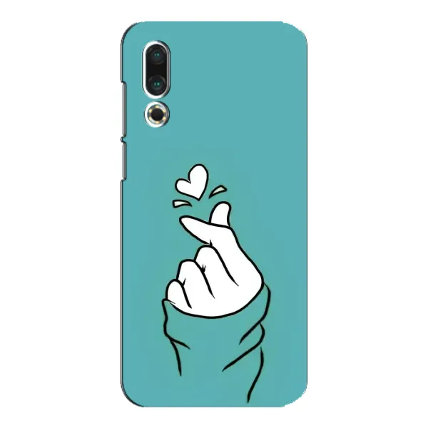Чехол с рисунком «Сердечко на бирюзовом» для Meizu 16s Чехол с рисунком «Сердечко на бирюзовом» для Meizu 16s
