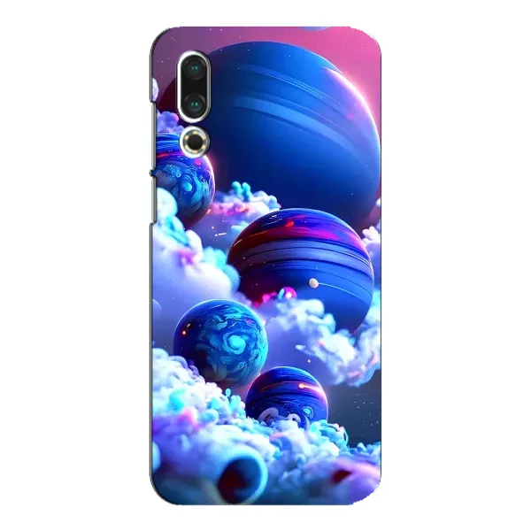 Чехол с рисунком «Синие планеты» для Meizu 16s Чехол с рисунком «Синие планеты» для Meizu 16s