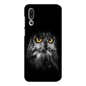 Чохли з принтом СОВИ для Meizu 16s (Сова на чорному)