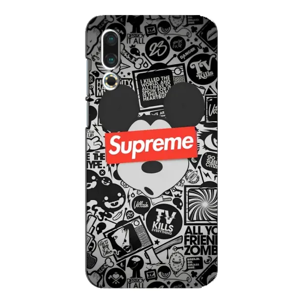 Чехол с рисунком «Supreme Маус» для Meizu 16s Чехол с рисунком «Supreme Маус» для Meizu 16s