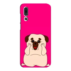 Чохол (ТПУ) Милі песики для Meizu 16s (Веселий Мопсік)