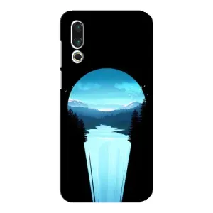 Літній Чохол на Meizu 16s (Синій Водоспад)