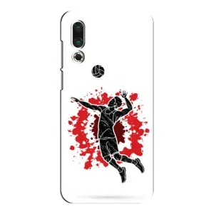 Чехлы с принтом Спортивная тематика для Meizu 16s (Волейболист)