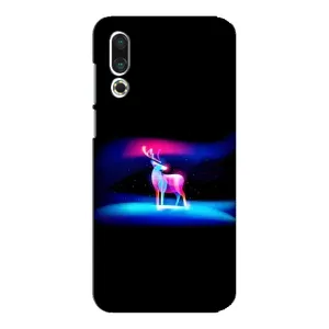 Силіконовий бампер з картинкою звірів для Meizu 16s (Яскравий олень)