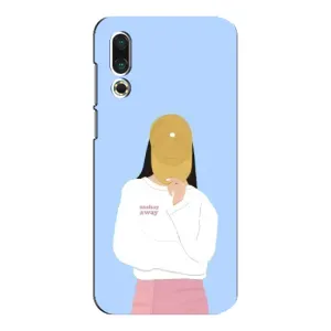 Силиконовый Чехол на Meizu 16s с картинкой Стильных Девушек (Желтая кепка)