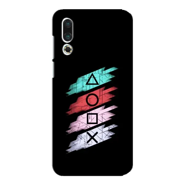 Чехол с рисунком «Значки Sony» для Meizu 16s Чехол с рисунком «Значки Sony» для Meizu 16s