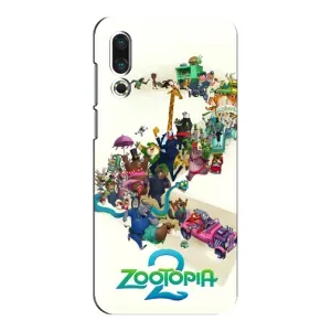 Силиконовый чехол с принтом Зоотрополіс для Meizu 16s (Зоотрополис логотип)