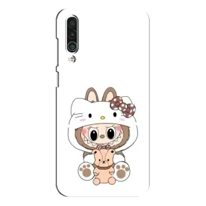Чехол с принтом Лабубу для Meizu 16xs (Белый Лабубу)