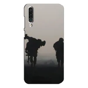 Чехлы на военную тематику для Meizu 16xs (Бой солдат)