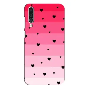 Чехлы с тематикой "Маленькие Сердечки" на Meizu 16xs (Чорные сердечки)