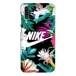 Силиконовый Чехол на Meizu 16xs с картинкой Nike (Цветочный Nike)