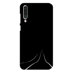 Чехол с картинками на черном фоне для Meizu 16xs (Дорога)
