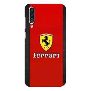 Силіконовий бампер з картинкою машини на Meizu 16xs (Ferrari Logo)