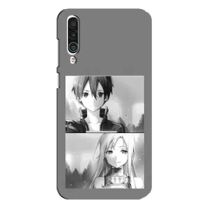 Чехол с персонажами АНИМЕ на Meizu 16xs (Кирито-Асуна)