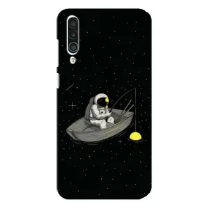 Силіконовый Чохол з принтом "Космонавти" на Meizu 16xs (Космонавт на рибалці)
