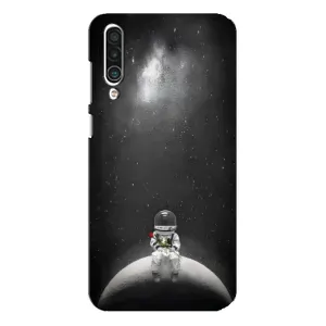 Силіконовый Чохол з принтом "Космонавти" на Meizu 16xs (Космонавт романтик)