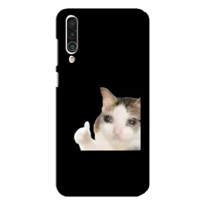 Бампер с принтом Мемы для Meizu 16xs (Кот в слезах)