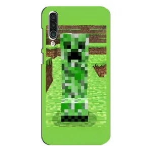 Чехлы для Meizu 16xs (Персонажи Майн Крафт) (Крипер 2)