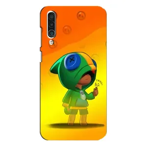 Чехол Бравл Старс для Meizu 16xs (LEON в кофте)