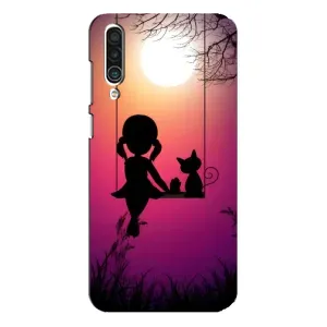 Девчачий Чехол для Meizu 16xs (На качели)