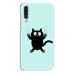 Силіконовий чохол з котиком для Meizu 16xs (Падаючий кіт)