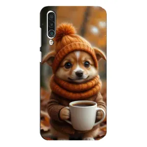 Друкований чохол 'Звірята з кавою' для Meizu 16xs (Песик з кавою)