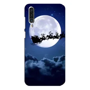 Чехол Санта Клаус для Meizu 16xs (Санта - луна)