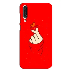 Чехлы (Знак сердечка) на Meizu 16xs (Сердце на красном)