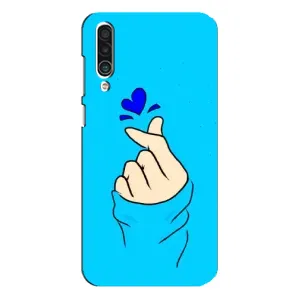 Чехлы (Знак сердечка) на Meizu 16xs (Сердце на синем)