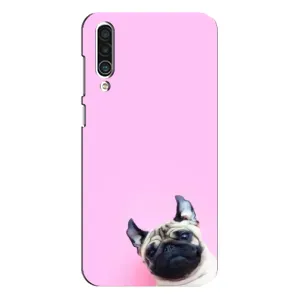 Бампер для Meizu 16xs з картинкою "Песики" (Собака на рожевому)