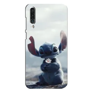 Чехол с рисунком Стич для Meizu 16xs (Стич с цветочком)
