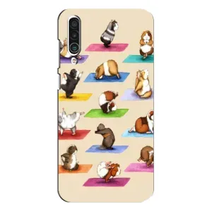 Чехол с Прикольным принтом на Meizu 16xs (Ёга свинок)