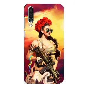 ЗСУ Чехлы (TPU) для Meizu 16xs (Женщина солдат)