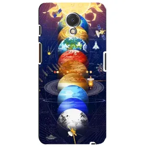 Чехол с рисунком «Арт планети» для Meizu M6s